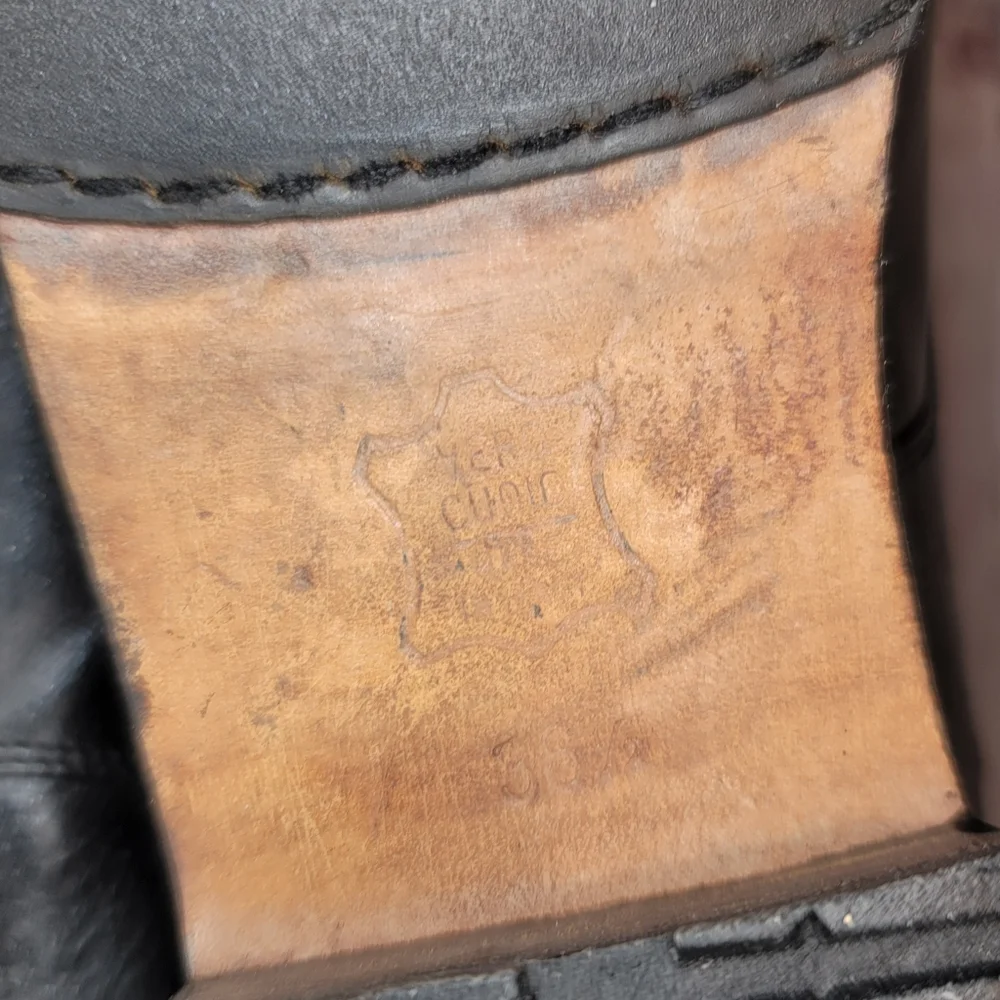 RITZ New York Black  Leather Moto Combat Ankle Lace-up Boots Size 36.5 EU, 6 US - Picture 12 of 12